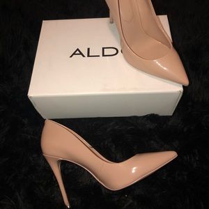 Nude pink Aldo stilettos